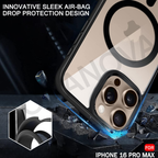 MagSafe Compatible iPhone 16 Pro Max Case – Slim, Shockproof, Durable