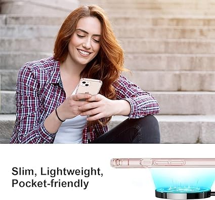 Premium Imported 0.3mm Crystal Clear Totu Silicone Transparent Flexible Soft Corner Protection with TPU Slim Back Case Cover for iPhone 13 (Clear Finish)