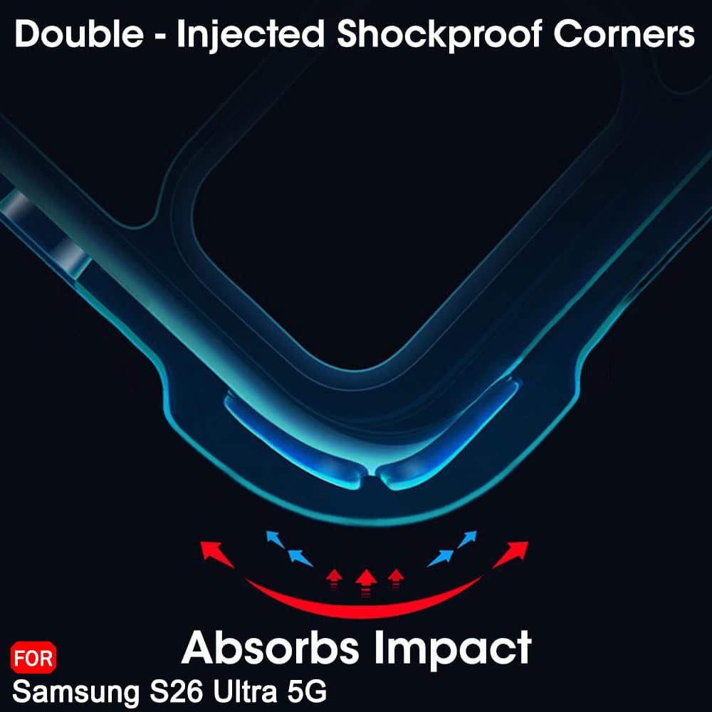 Transparent Silicon Back Cover Case for Samsung Galaxy S26 Ultra 5G