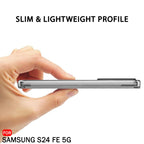 Flexible TPU Back Cover Case for Samsung Galaxy S24 FE – Slim Fit Protective Mobile Cover with Anti-Slip Grip