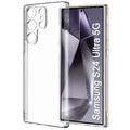 Qlez Shockproof Soft Transparent Toto Back Cover For Samsung Galaxy S24 Ultra (Transparent)