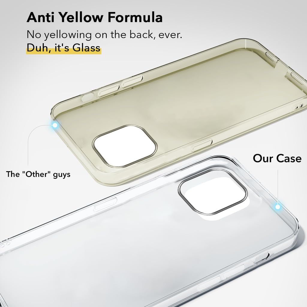 iPhone 11 Clear TPU Case – Shockproof, Anti-Yellow, Camera & Screen Protection