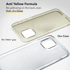 iPhone 11 Clear TPU Case – Shockproof, Anti-Yellow, Camera & Screen Protection