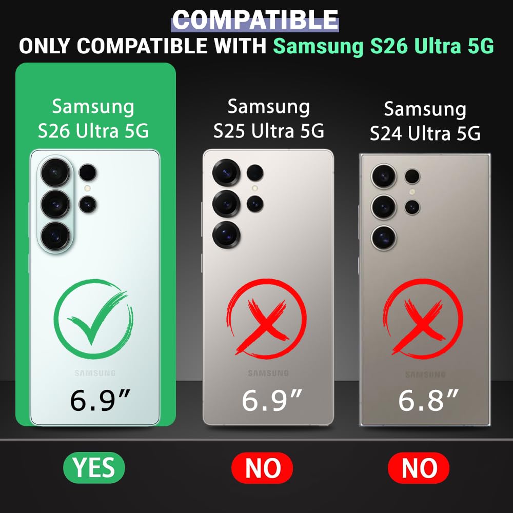 Transparent Silicon Back Cover Case for Samsung Galaxy S26 Ultra 5G