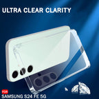 Flexible TPU Back Cover Case for Samsung Galaxy S24 FE – Slim Fit Protective Mobile Cover with Anti-Slip Grip