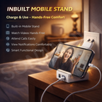 SONANOVA SN103 18W Fast Charging Dual USB Wall Charger | Type-C Compatible | Inbuilt Mobile Stand