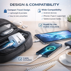 SONANOVA Fast Charger 25W  Wide Compatibility for Smartphones & Tablets | Type-C Supported