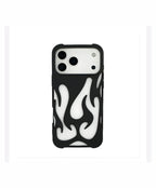 Flame Flexible Black Case iphone - Black