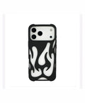 Flame Flexible Black Case iphone 17 pro max 3D