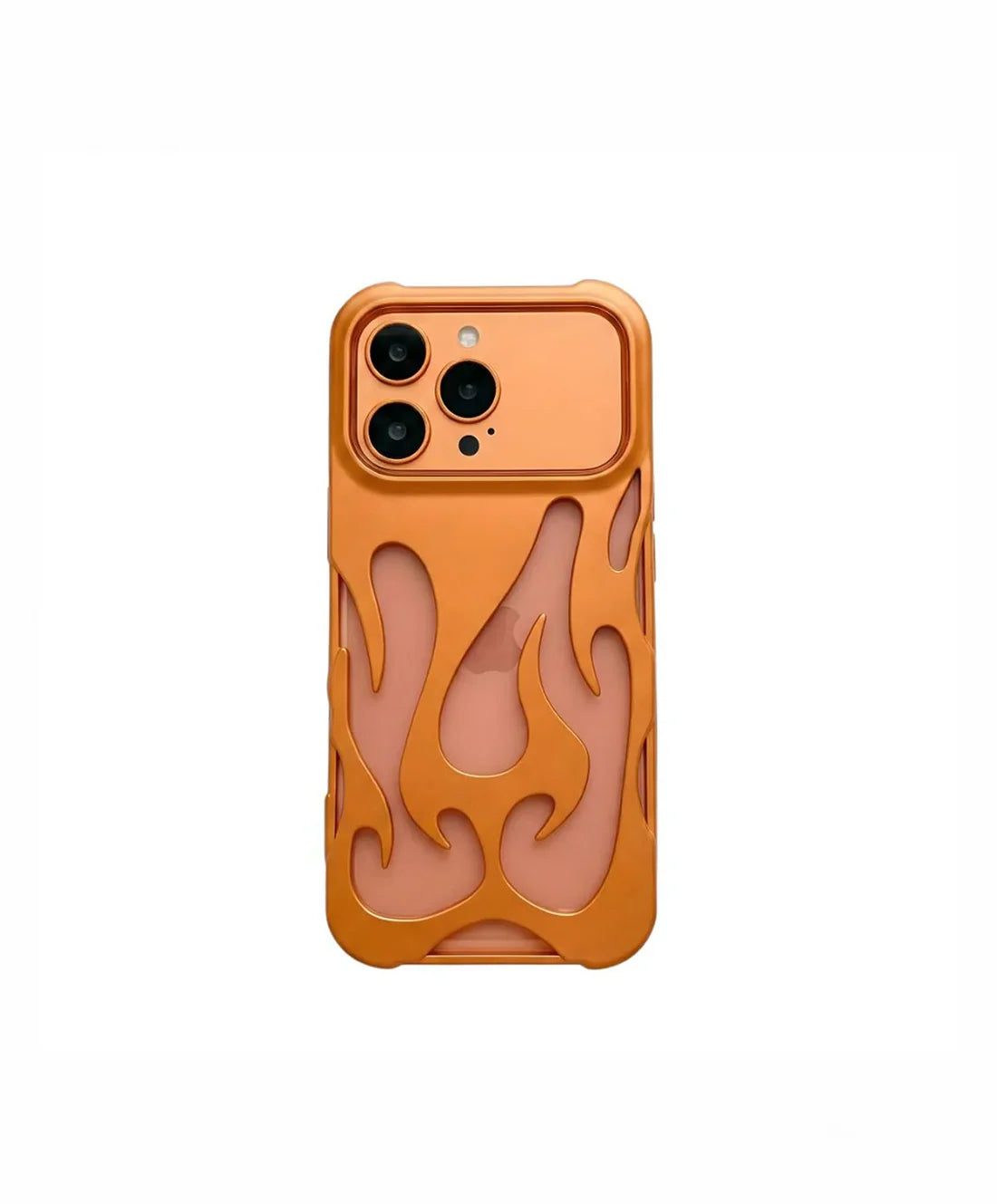 Flame Flexible Orange Case iphone 17 pro max 3D