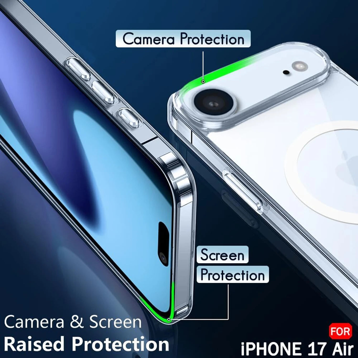 Back Cover for iphone 17 Air Transparent.