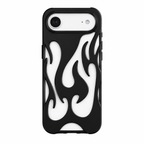 Flame Flexible Black Case iphone - Black