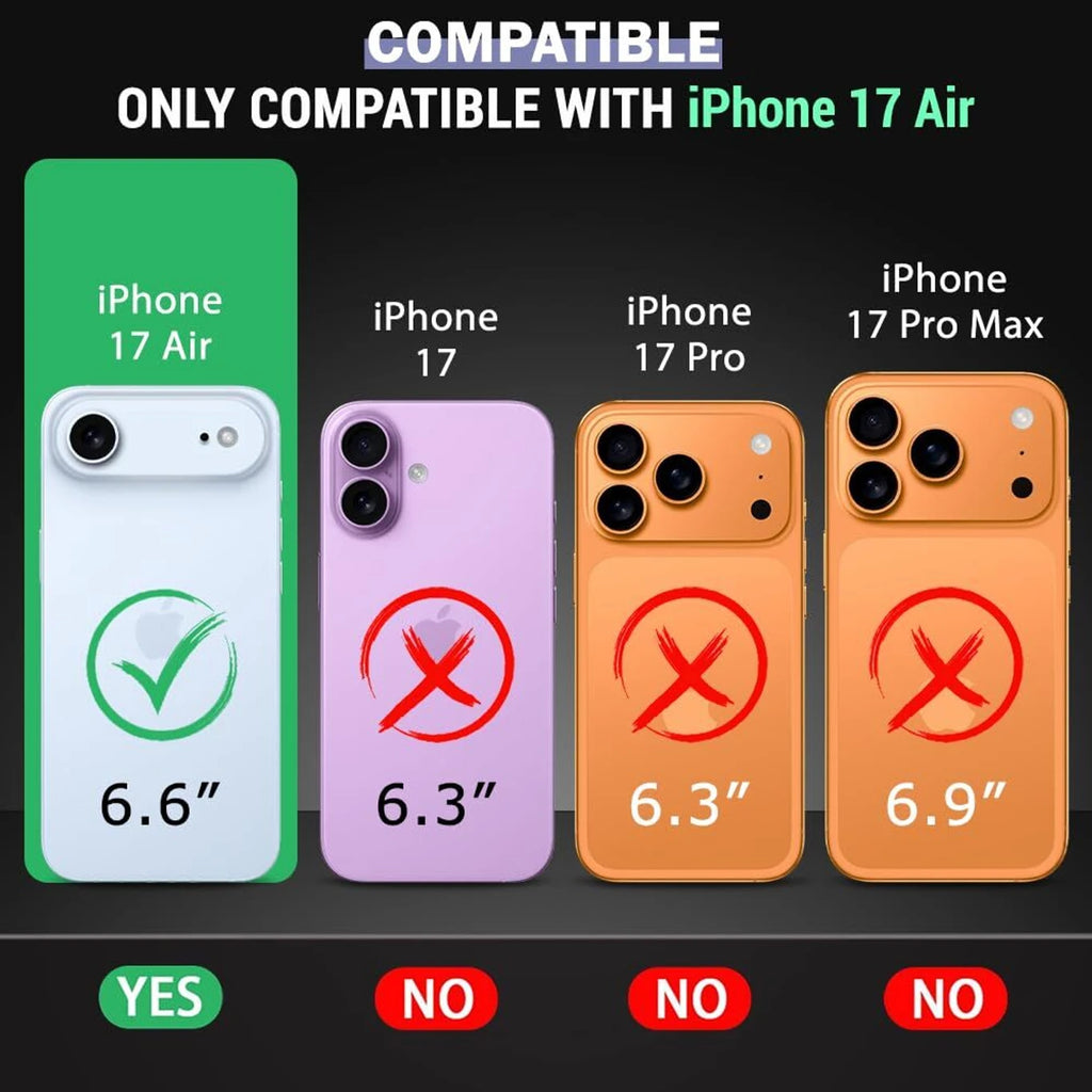 Back Cover for iphone 17 Air Transparent.