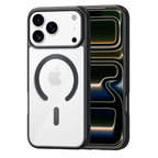 MagSafe Compatible iPhone 17 Pro Case, Clear Design with Black Border