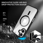 MagSafe Compatible iPhone 17 Case, Clear & Slim Design, Shockproof, Durable Protection with Wireless Charging
