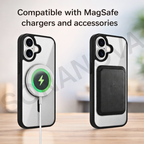 MagSafe Compatible iPhone 17 Case, Clear & Slim Design, Shockproof, Durable Protection with Wireless Charging