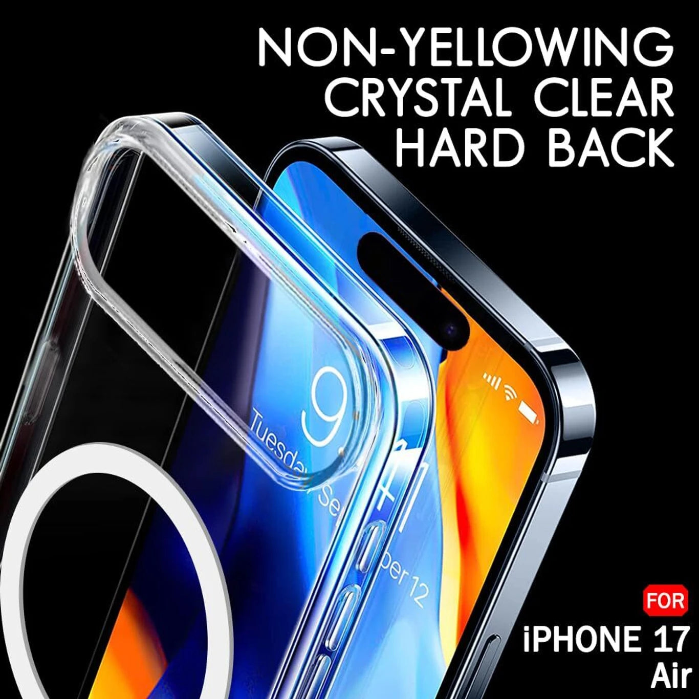 Back Cover for iphone 17 Air Transparent.